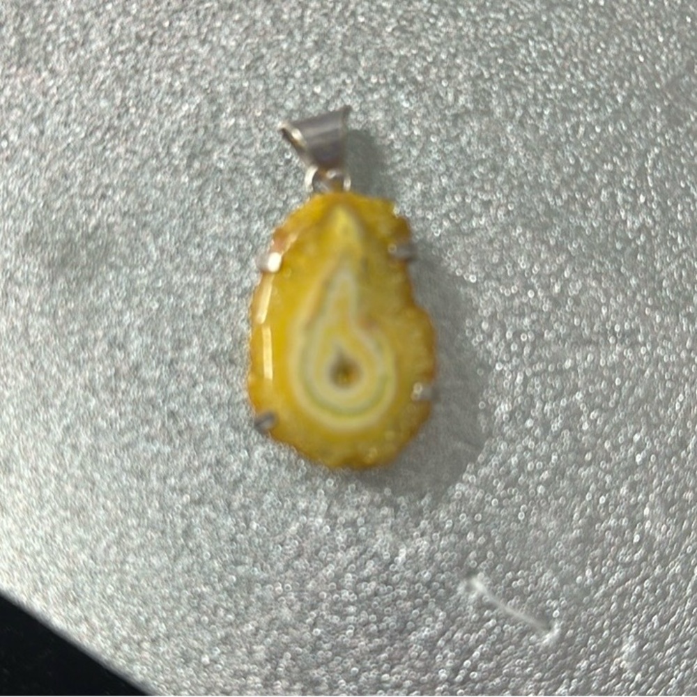 Colorful Geode Pendant
